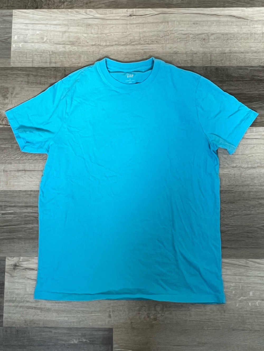 Gap Men's Crew Neck T-Shirt - Bright Turquoise